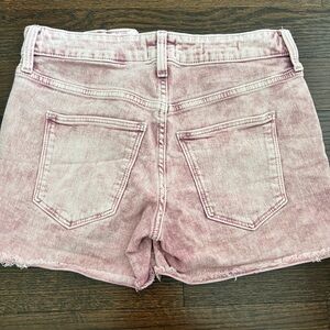 Pink wash shorts